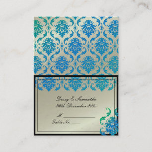 PixDezines Vendome Damask Zent Platzkarte (Chubby)