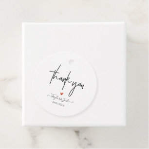 PixDezines Vielen Dank Chic Signature Script Geschenkanhänger