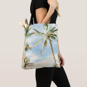 PixDezines Vintag Hawaiian Beach/Blue Tasche