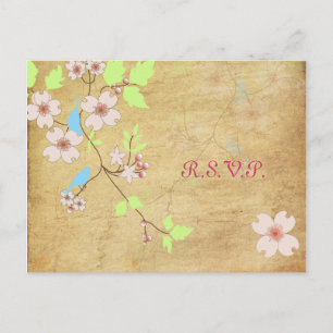 PixDezines Vintag Love Birds UAWG Postkarten