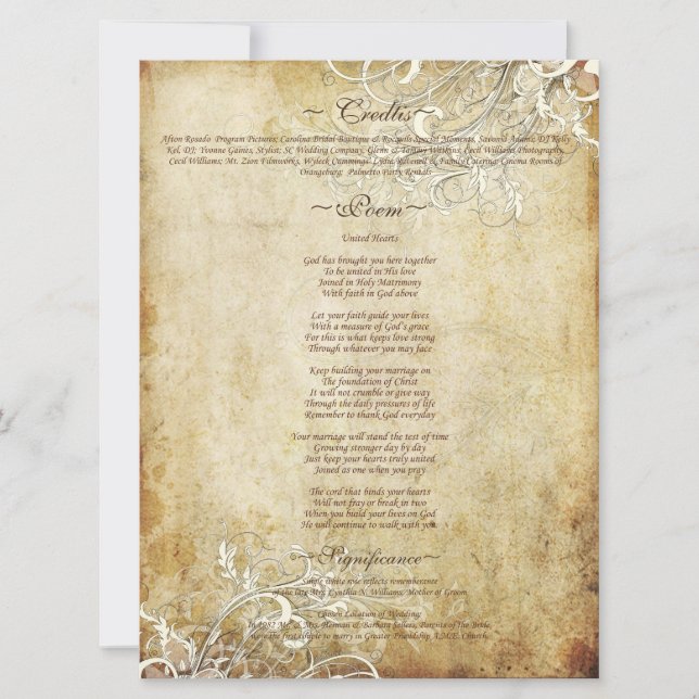 PixDezines Vintage Creme-Wirbel (Vorderseite)