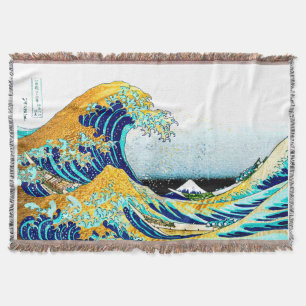 PixDezines Vintage, Große Welle, Hokusai 葛飾北斎の神奈川沖 Decke