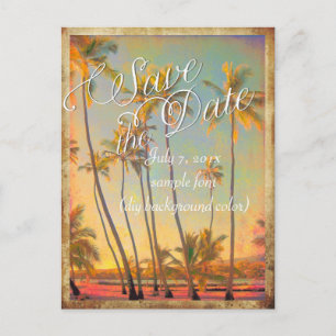 PixDezines//Vintage hawaii Ankündigungspostkarte