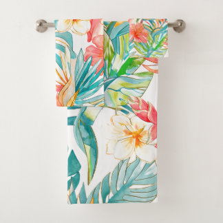 PixDezines Vintage Pastel H2 Hawaii Floral Foliage