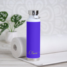 PixDezines Violet Lila DIY Farbwasserflasche Trinkflasche
