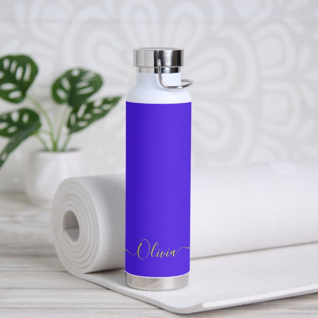 PixDezines Violet Lila DIY Farbwasserflasche Trinkflasche (Yoga)