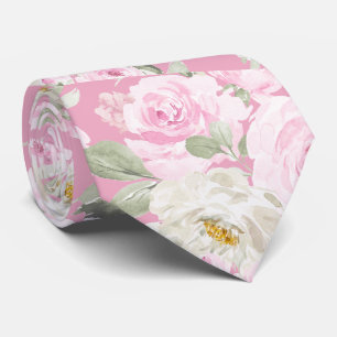 PixDezines Wasserfarbe Blassrosa Rosen DIY Hinterg Krawatte
