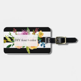 PixDezines Wasserfarbe/Blüte Gepäckanhänger