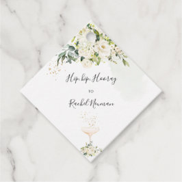 PixDezines Watercolor Alabaster Rose Geschenkanhänger