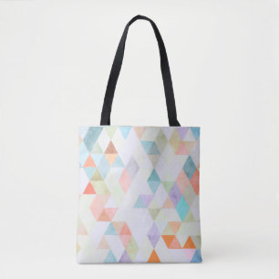 PixDezines Watercolor Cotton Candy Dreiecke Tasche