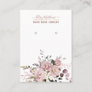 PixDezines Watercolor Dusty Rose Visitenkarte