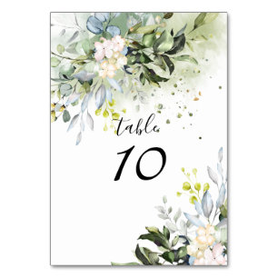 PixDezines Watercolor Elegant Tischnummer