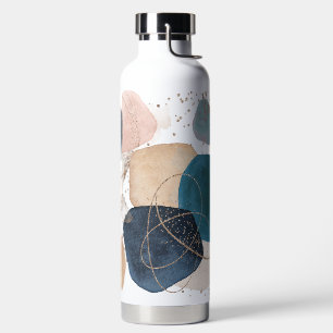 PixDezines Watercolor Moderne Abstrakte Anordnung Trinkflasche