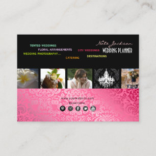 PixDezines WEDPLANNER/DIY FARBE+SCHRIFTART Visitenkarte