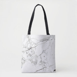 PixDezines WHITE MARBLE Tasche