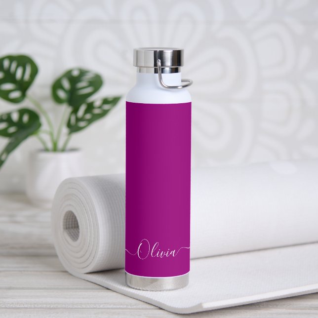 PixDezines Wild Berry DIY Farbe anpassen Trinkflasche (Yoga)