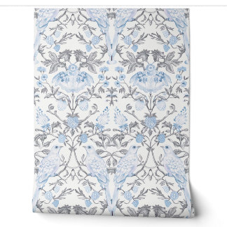 PixDezines William Morris Blue Strawberry Thief Tapete