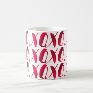 PixDezines xoxo/roter Raspberry/DIY Hintergrund Kaffeetasse