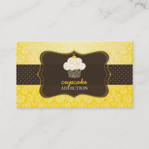 PixDezines Zitronenschalen Cupcake/Patisserie Visitenkarte