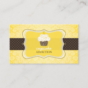 PixDezines Zitronenschalen Cupcake/Patisserie Visitenkarte