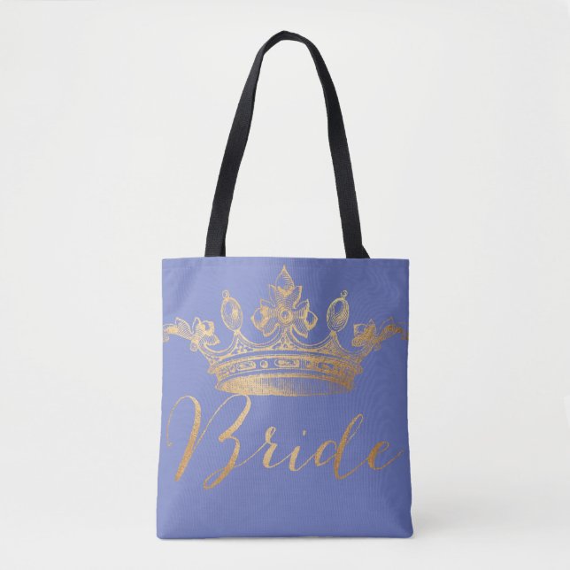 PixDezinesBride/Kronen/Imitate Gold/DIY-Farbe Tasche (Vorderseite)