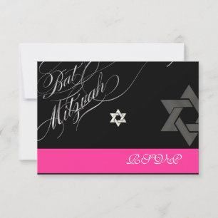 PixDezinesFarben/uAwg/Bat Mitzvah RSVP Karte