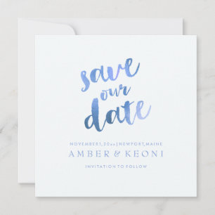 PixDezinesHintergrund etwas Blau/Gerettet Datum/DI Save The Date
