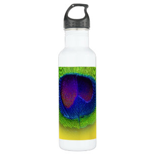 PixDezinesHintergrundfarbe/Pfauenauge Trinkflasche