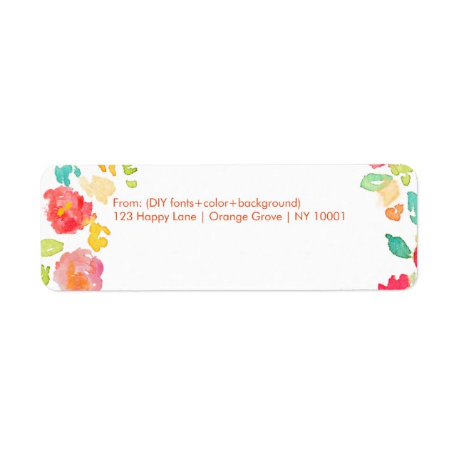 PixDezsopie-Garten/florale Wasserfarbe (Vorne)