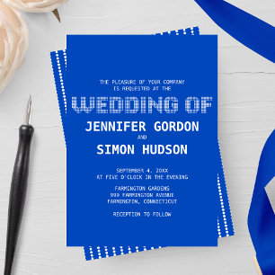 Pixed "Wedding of" Einladung