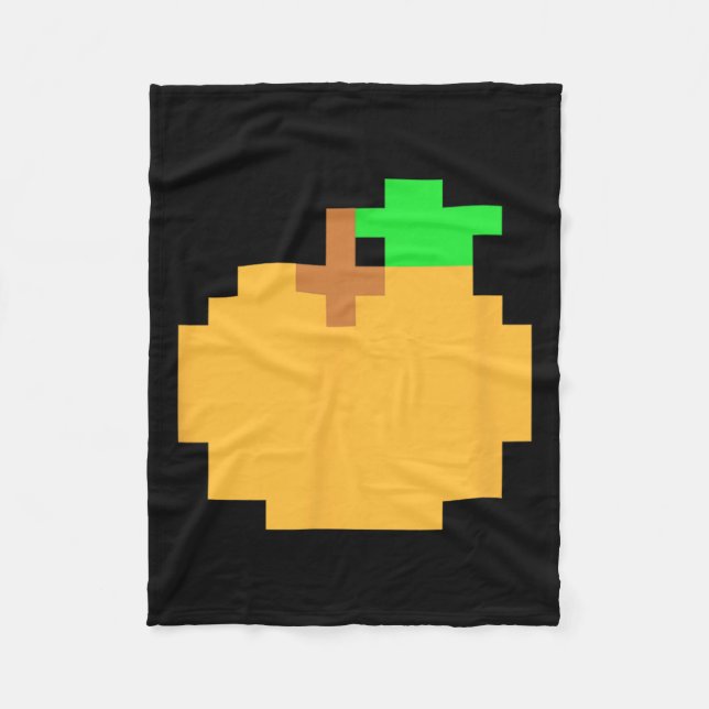 Pixel-8-Bit-Arcade-Videospiel-Matching-Kostüm-Tee Fleecedecke (Vorderseite)