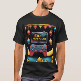 Pixel Art Eid Mubarak Gaming-Themed-Shirt T-Shirt