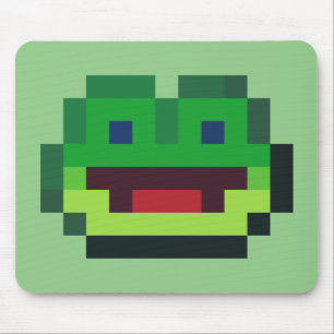 Pixel Art Frog Mouse Pad Mousepad