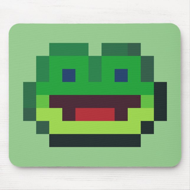 Pixel Art Frog Mouse Pad Mousepad (Vorne)