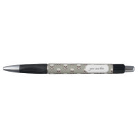 Pixel Art gothique Éffrayant crâne Motif stylo