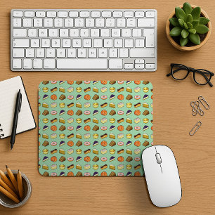 Pixel-Art-Leckere-Torten-Patisserie-Muster Mousepad