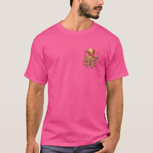 Pixel Art Lover - Octopus-Vater-Mama T-Shirt