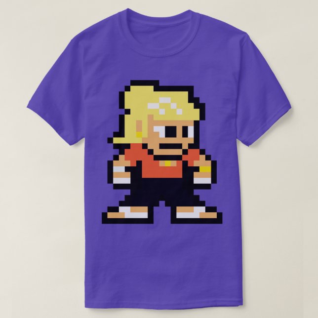 Pixel Art mela T-Shirt (Design vorne)
