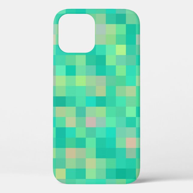 Pixel Art Muster Case-Mate iPhone Hülle (Rückseite)
