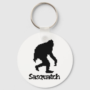 Pixel Art Sasquatch Schlüsselanhänger