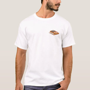 Pixel Art Sushi Platter T - Shirt - Niedlich Retro