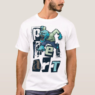 Pixel Art und Monster T-Shirt