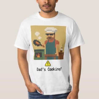 Pixel Art Vater's Cooking T-Shirt