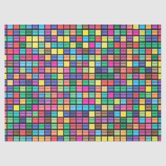 Pixel art videogaming seidenpapier (Vorderseite)