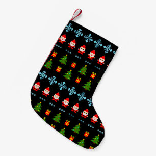 Pixel Art Weihnachten Kleiner Weihnachtsstrumpf