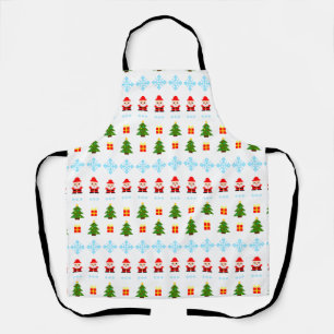 Pixel Art Weihnachten Schürze