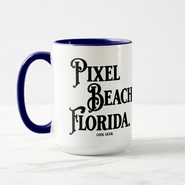 Pixel Beach Florida Tasse (Links)