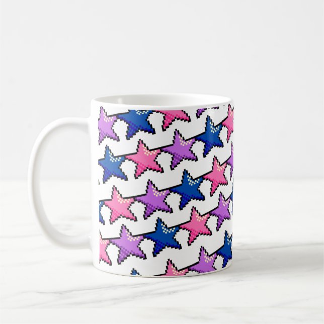 Pixel Bi Star Mug (Gauche)