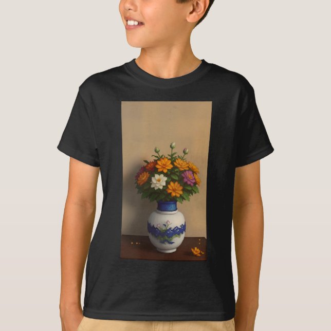 Pixel-Blocksticker T-Shirt (Vorderseite)