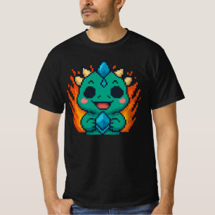 Pixel Bull-Zilla Coin – Retro 8-Bit Krypto-Gaming  T-Shirt